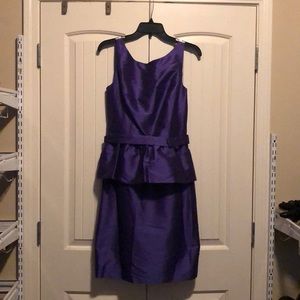 Peplum dress with pencil skirt